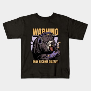 Warning Do Not Disturb A Gamer Kids T-Shirt